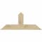 Ekena Millwork Portland Rough Sawn Timber Gable Bracket, Douglas Fir, 48"W x 20"H x 6"D x 6"F, 10/12 Pitch GBW048X20X0606POR00RDF - alternate 1